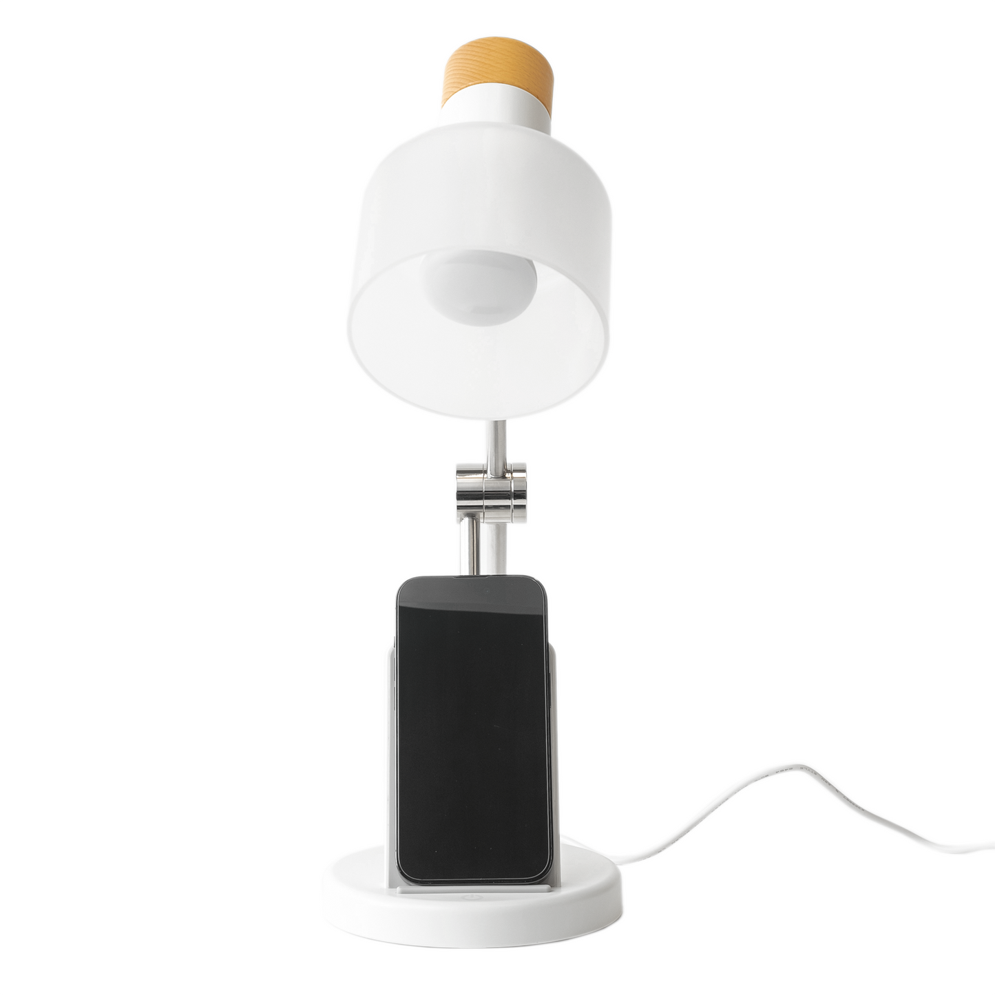 帶無線充電器的檯燈